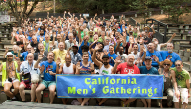 Image of a large Gathering of men from a previous event by this group.